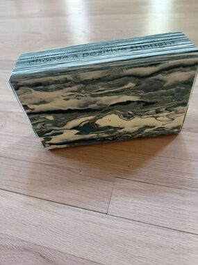 Marbled Green Lululemon Yoga block